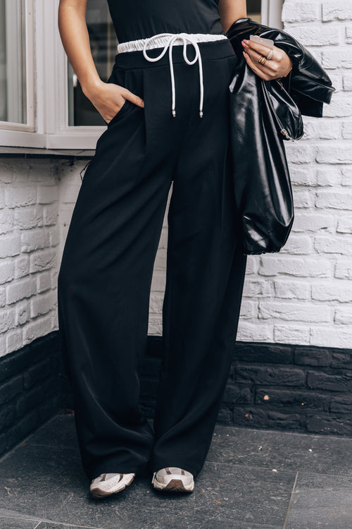 By Hilke Pantalon Boxer Fleur Black