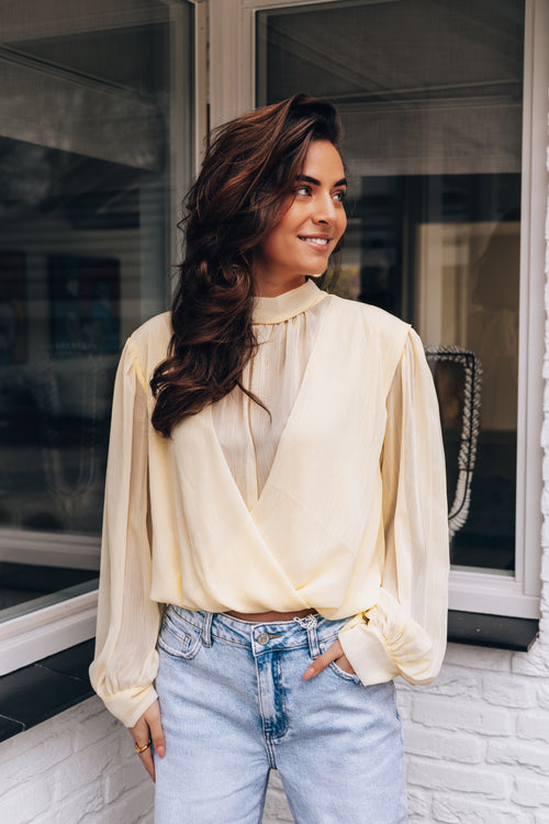 By Hilke Blouse Lana Yellow