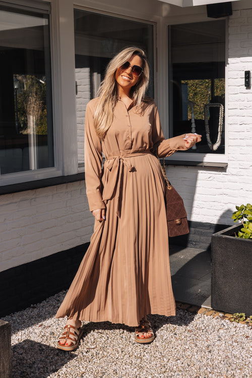 By Hilke Classy Maxi Dress Camel