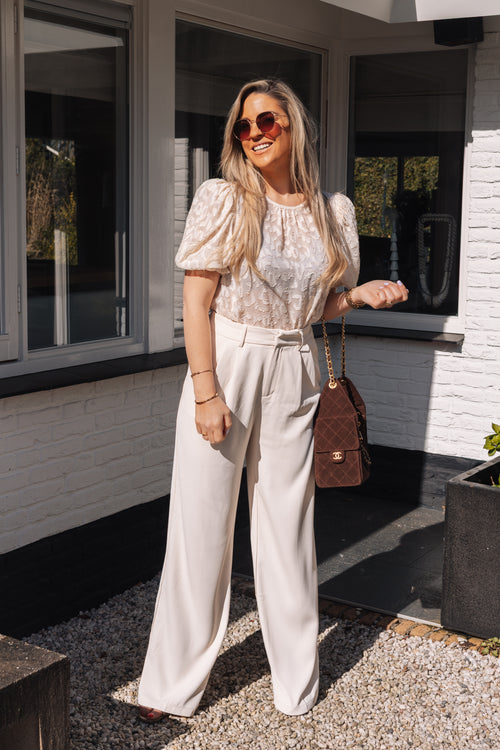 By Hilke Pantalon Jill Cream