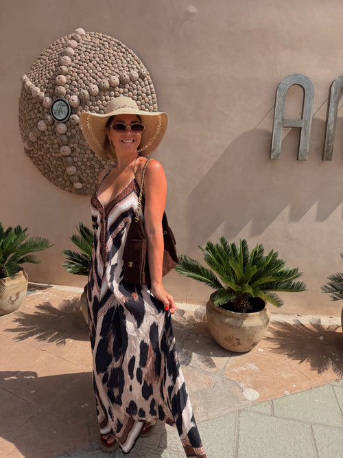 By Hilke Dress Playa Choco