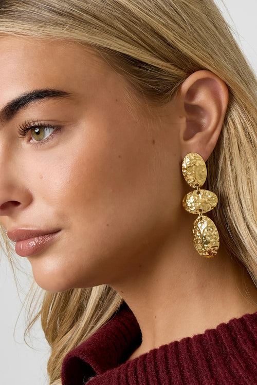 By Hilke Earrings Lieke Gold