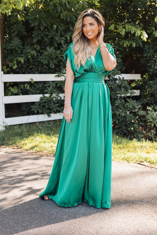 By Hilke Dress Josephine Emerald