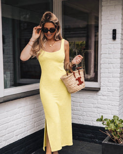 By Hilke Summer Dress Yellow