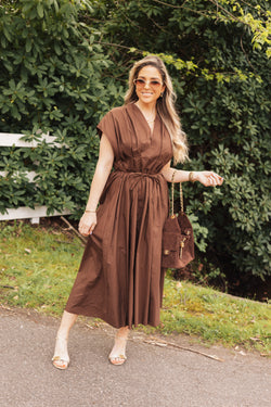 By Hilke Dress Suzi Chocolate