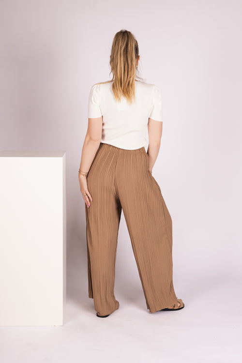 By Hilke Pants Plien Caramel