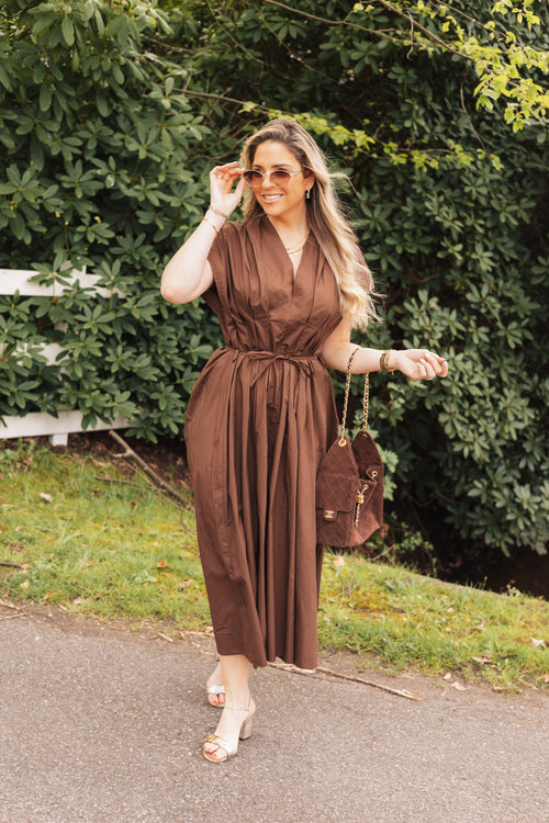 By Hilke Dress Suzi Chocolate