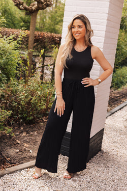 By Hilke Pants Plien Black