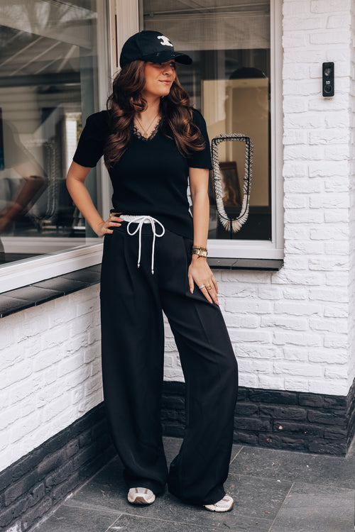 By Hilke Shirt Lace Lieke Black