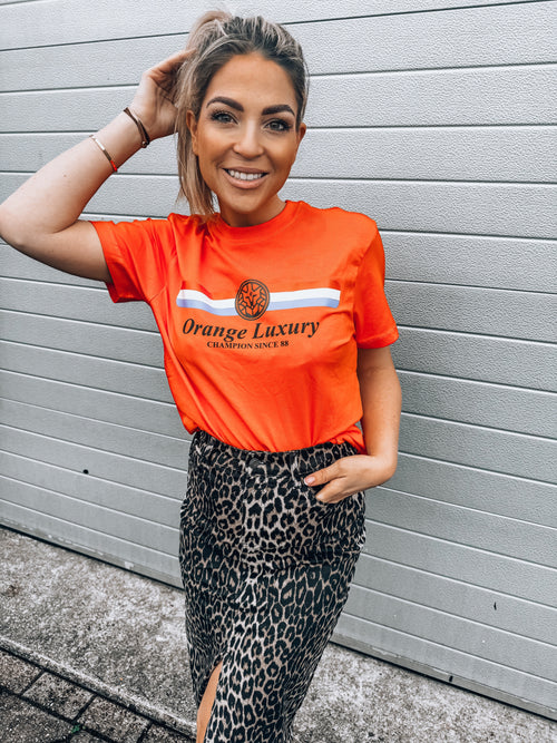 Orange Luxury Tee Holland Orange