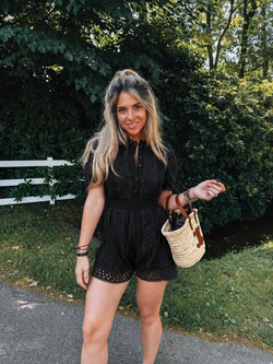 By Hilke Playsuit Black