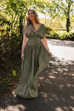 By Hilke Dress Vieve Army