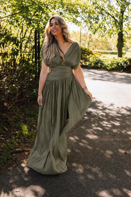 By Hilke Dress Vieve Army