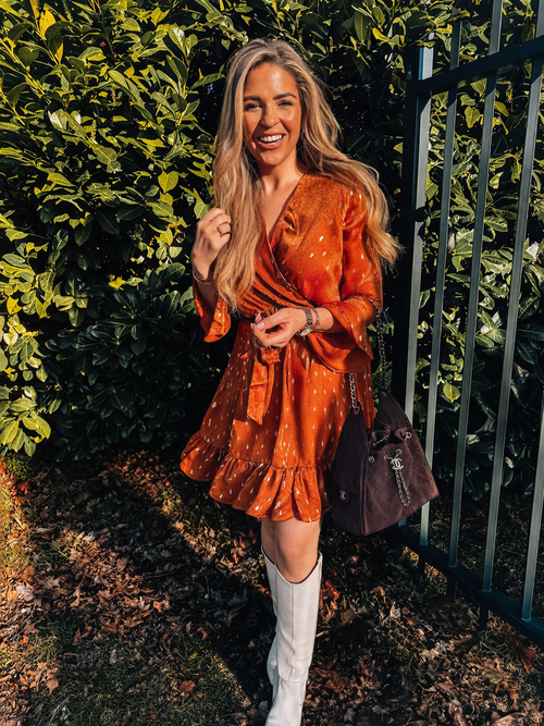 By Hilke Dress Denice Orange