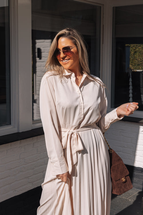 By Hilke Classy Maxi Dress Beige