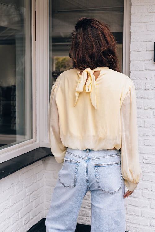 By Hilke Blouse Lana Yellow