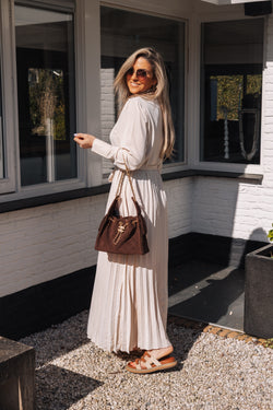 By Hilke Classy Maxi Dress Beige