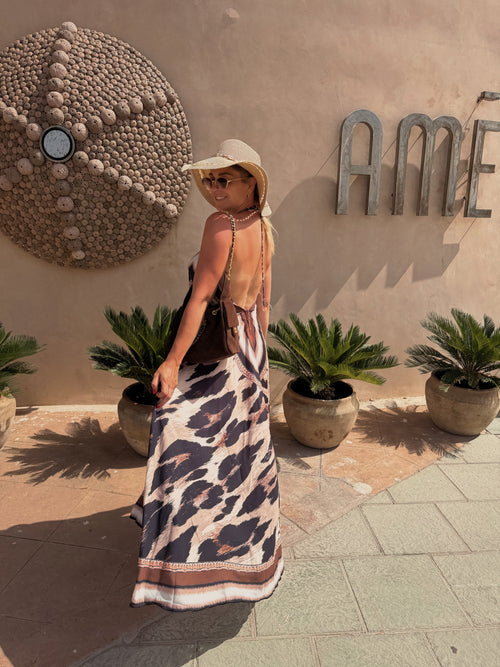 By Hilke Dress Playa Choco