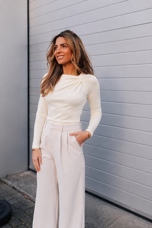 By Hilke Sweater Cream