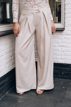 By Hilke Baggy Pantalon Zufan Beige