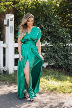 By Hilke Dress Josephine Emerald