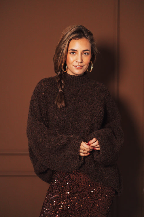 By Hilke Knit Sooff Chocolate