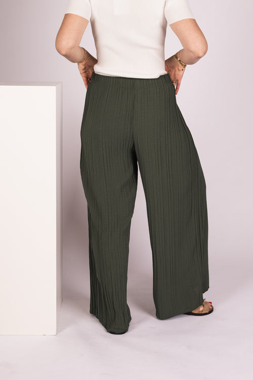 By Hilke Pants Plien Green