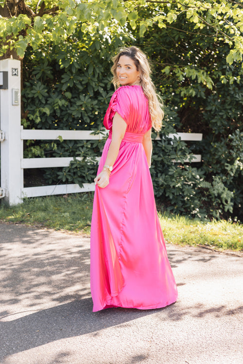 By Hilke Dress Josephine Fuchsia