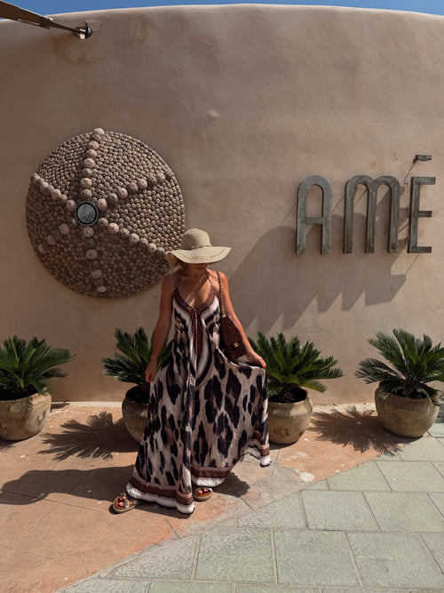 By Hilke Dress Playa Choco
