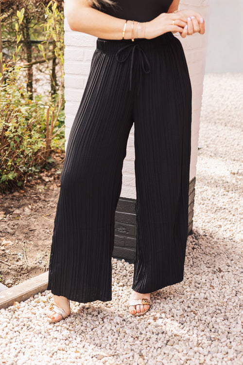 By Hilke Pants Plien Black