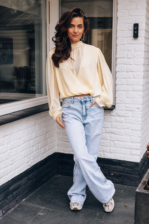 By Hilke Blouse Lana Yellow