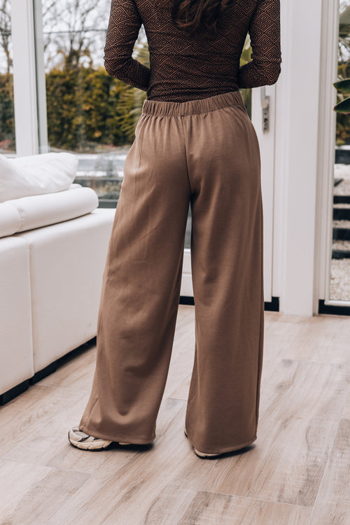 By Hilke Sweatpants Esther Taupe