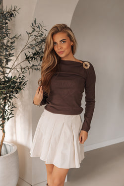 By Hilke Knit Ise Chocolate