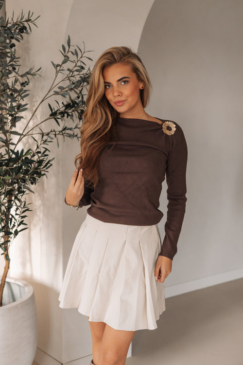 By Hilke Knit Ise Chocolate
