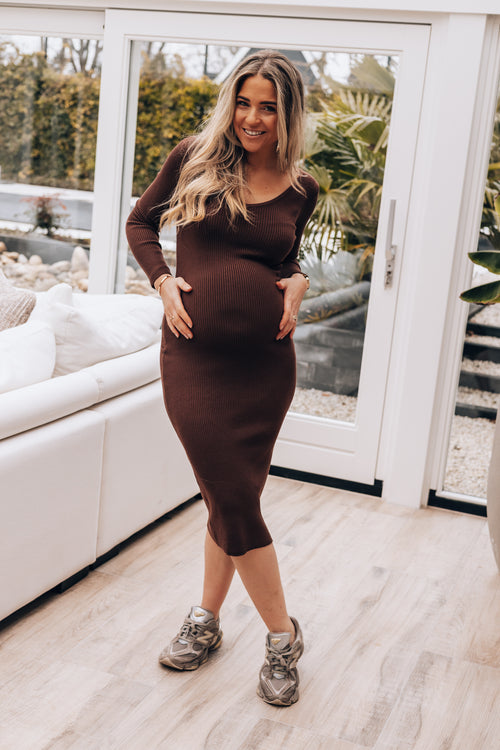 By Hilke Dress Liva Chocolate