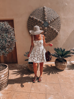 By Hilke Lace Dress Cill White