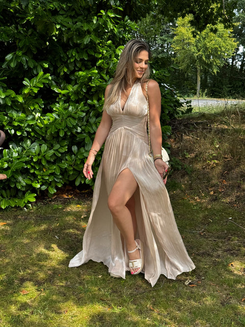 By Hilke Exclusive Dress Cleo Champagne