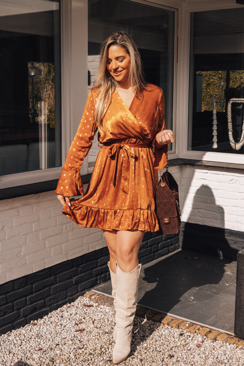 By Hilke Dress Denice Orange