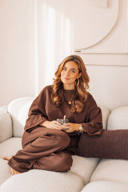 By Hilke Two-Piece Scuba Chocolate