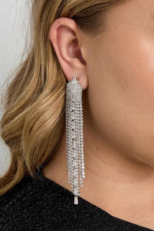 By Hilke Earrings Liss Silver