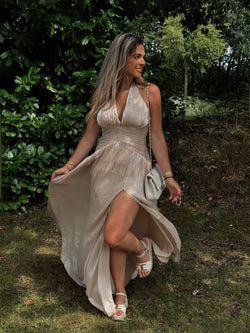 By Hilke Exclusive Dress Cleo Champagne