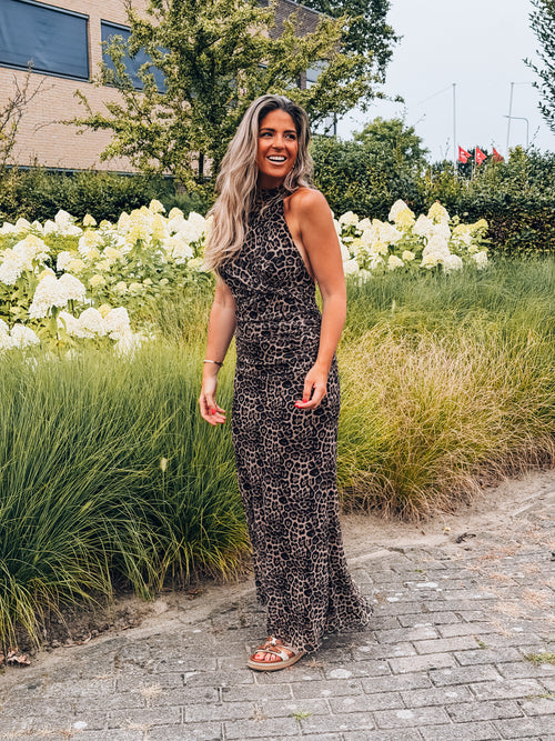 By Hilke Rio Dress Leopard