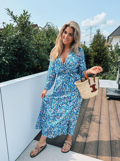 By Hilke Dress Jasmine Blue