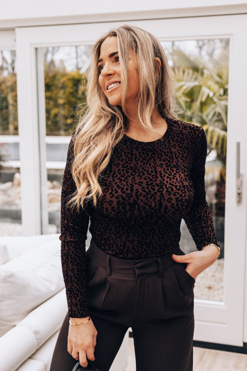 By Hilke Body Cami Chocolate