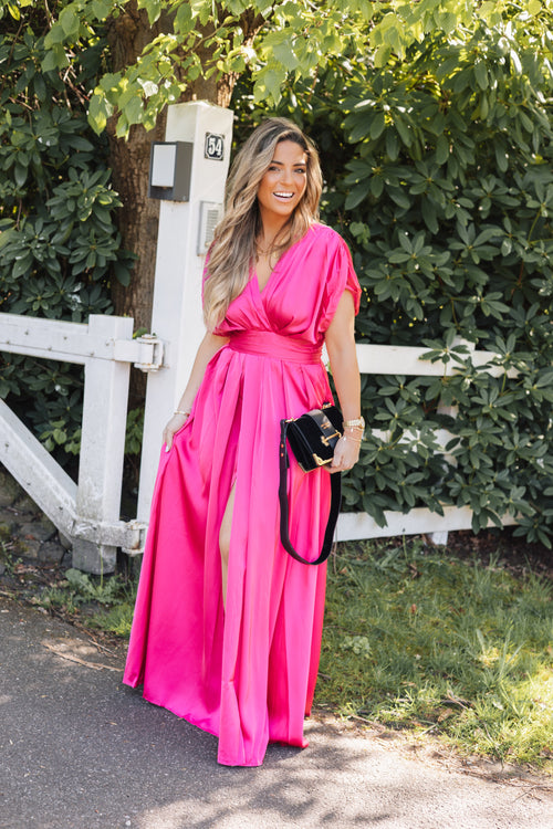 By Hilke Dress Josephine Fuchsia