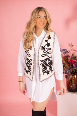 By Hilke Gilet Mila Cream