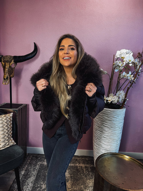 By Hilke Coat Demi Chocolate