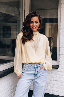 By Hilke Blouse Lana Yellow