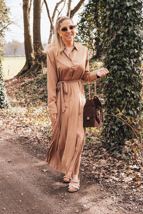 By Hilke Classy Maxi Dress Camel