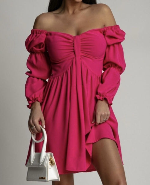 By Hilke Dress Liza Fuchsia